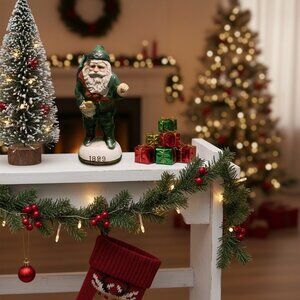 Vintage 1889 Santa Claus Figurine By Christmas Reproductions Inc Made In Korea 5